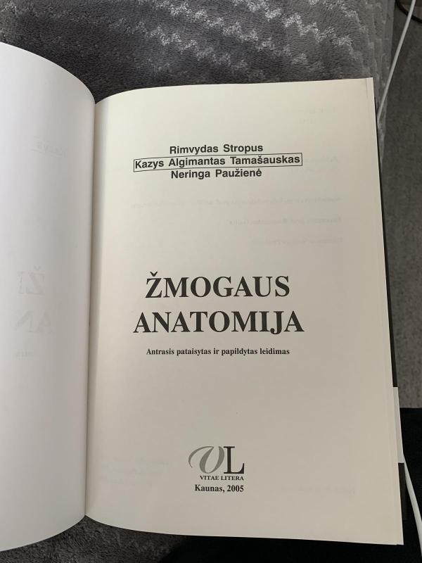 Žmogaus anatomija - R. Stropus, K.A.  Tamašauskas, N.  Paužienė, knyga