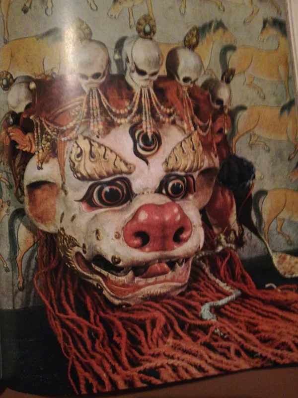 Mongolų lamų ritualinės kaukės - Werner Forman Bjamba Rintschen, knyga 3