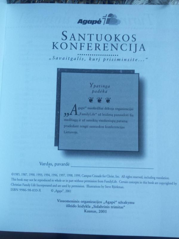 Santuokos konferencija - Autorių Kolektyvas, knyga 2