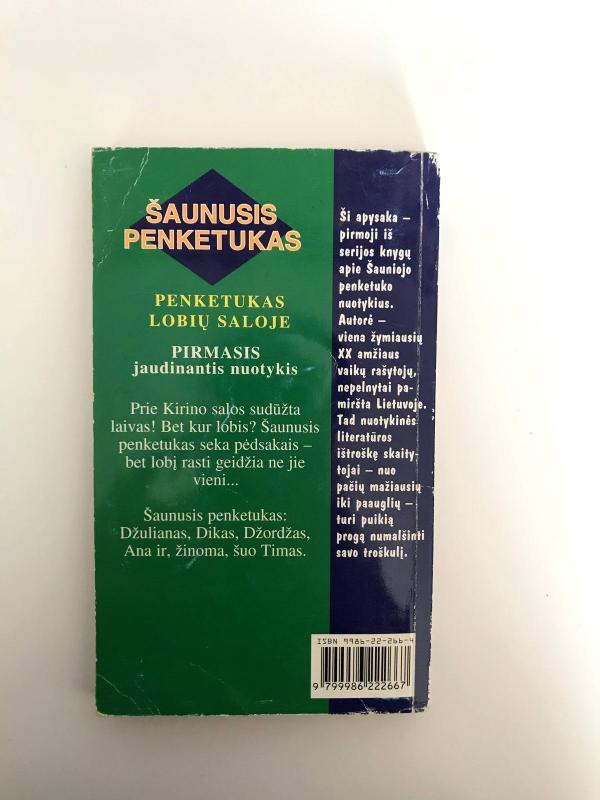 Šaunusis penketukas: penketukas lobių saloje - Enid Blyton, knyga 2