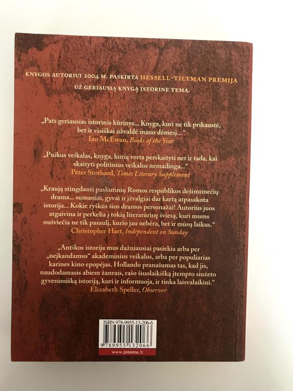 Rubikonas: Romos respublikos triumfas ir tragedija - Tom Holland, knyga 2