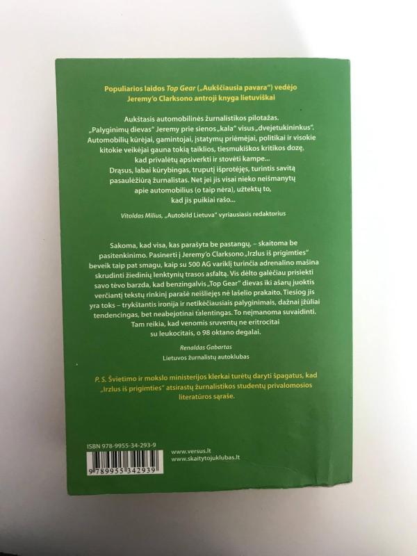 Irzlus iš prigimties - Jeremy Clarkson, knyga 2