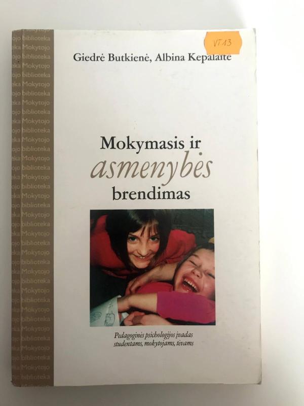 Mokymasis ir asmenybės brendimas - G. Butkienė, A.  Kepalaitė, knyga 3