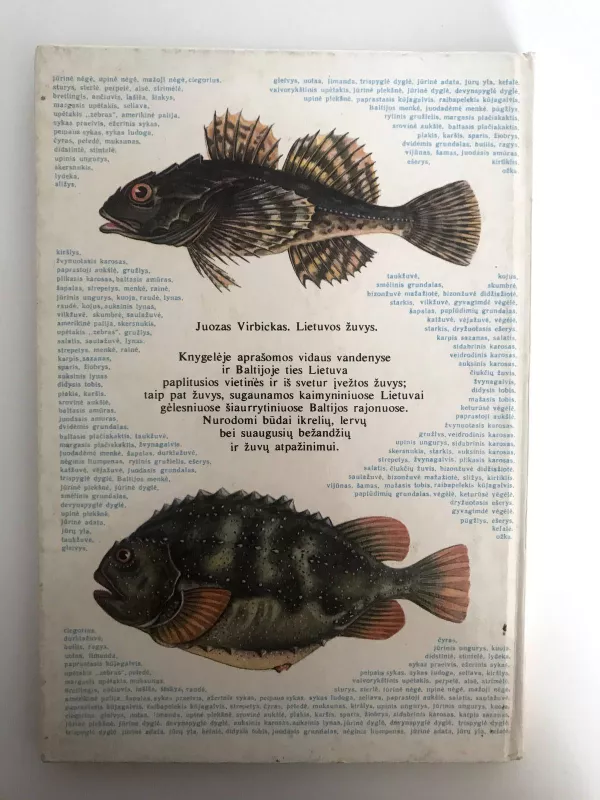 Lietuvos žuvys - Juozas Virbickas, knyga 2