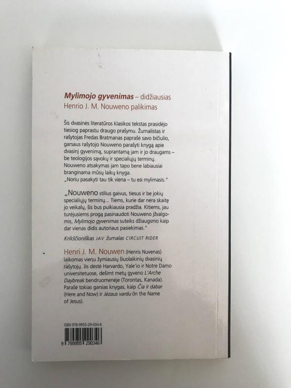 Mylimojo gyvenimas - Henri Nouwen, knyga 2