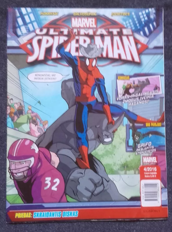Ultimate Spider-Man, 2016 m. Nr. 4 - comics Marvel, knyga
