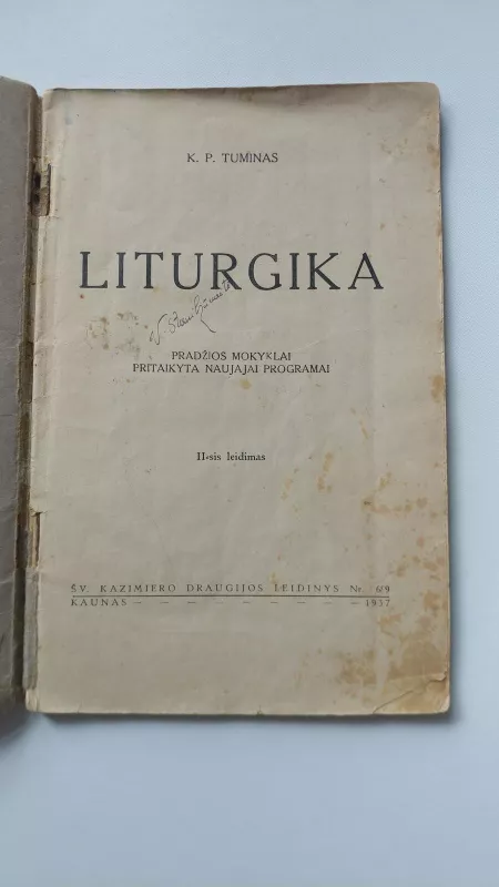 Liturgika - K. Čibiras, knyga 2