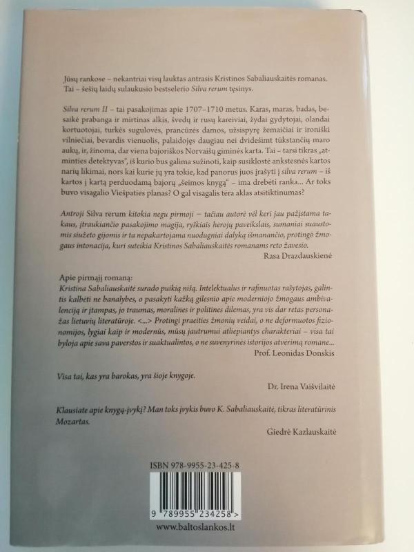 Silva Rerum II - Sabaliauskaitė Kristina, knyga