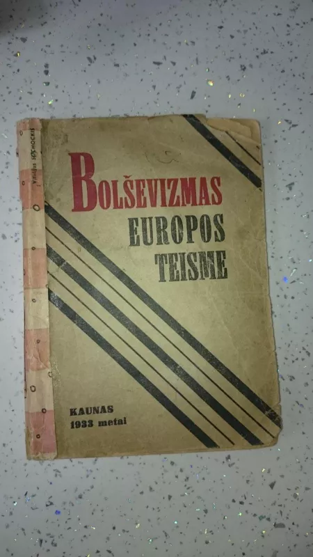 Bolševizmas Europos teisme - A. Aubert, knyga