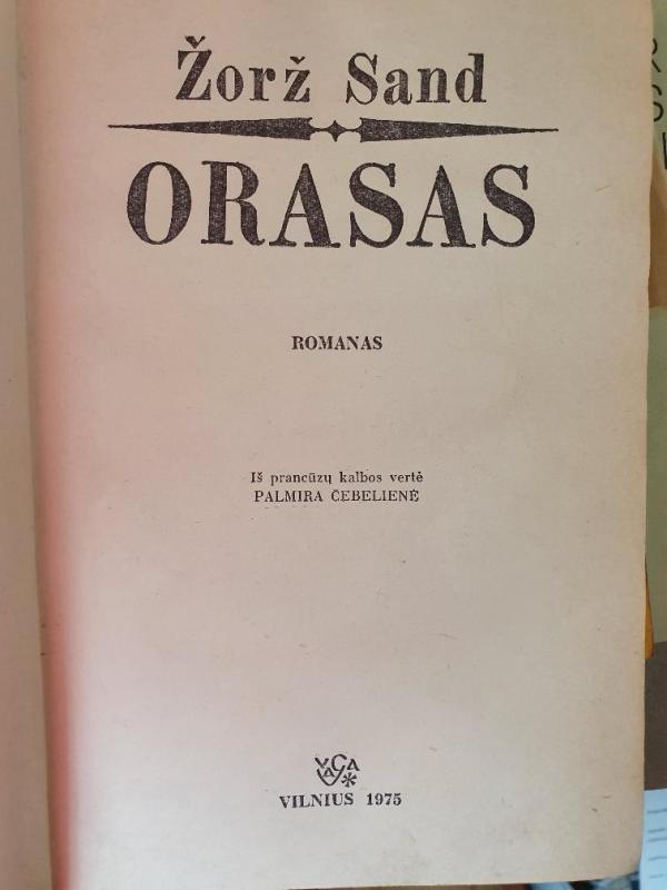Orasas - Žorž Sand, knyga 2