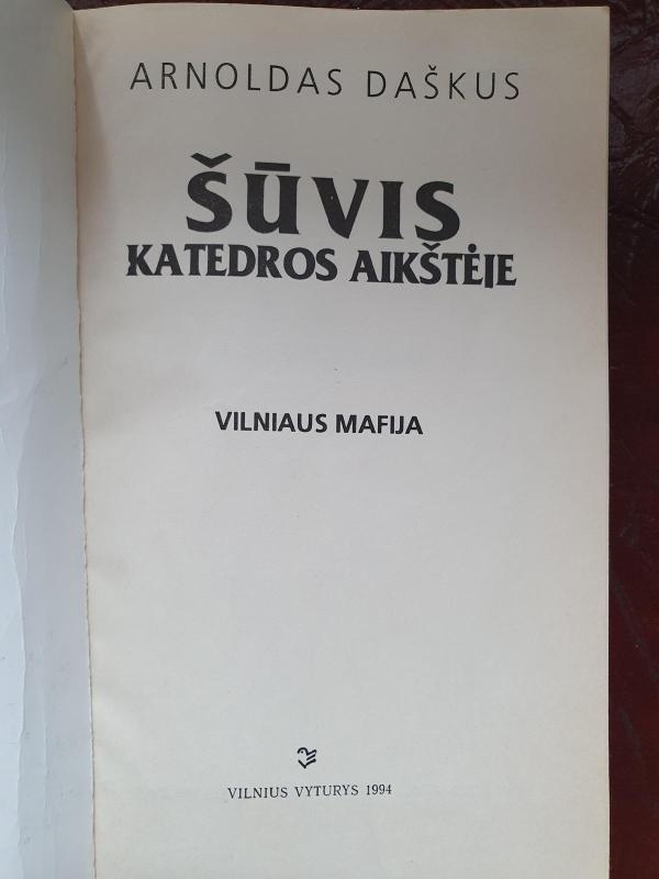 Šūvis katedros aikštėje. Villniaus mafija - Arnoldas Daškus, knyga 2