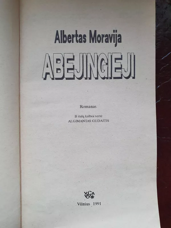 Abejingieji - Albertas Moravija, knyga 2