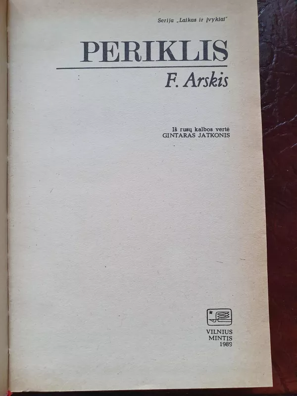 Periklis - F. Arskis, knyga 2