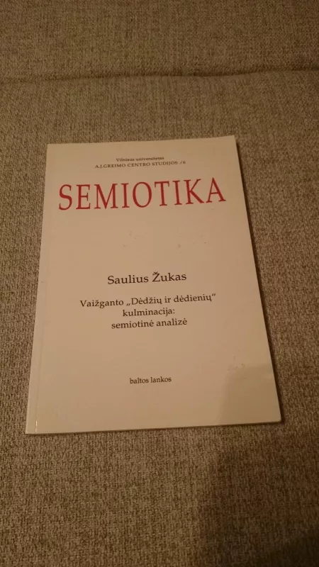 Semiotika - Saulius Žukas, knyga