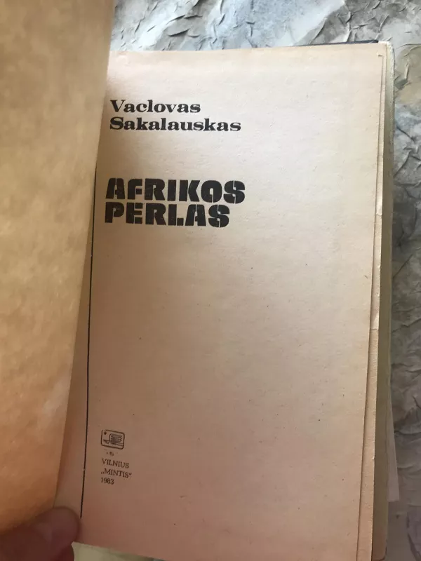 Afrikos perlas - Vaclovas Sakalauskas, knyga 2