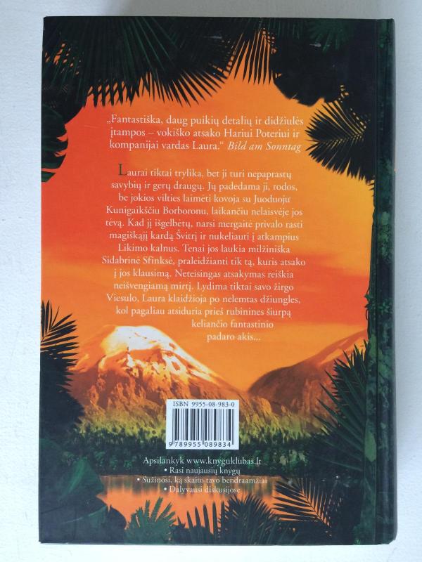 Laura ir Sidabrinės Sfinksės mįslė - Peter Freund, knyga 3