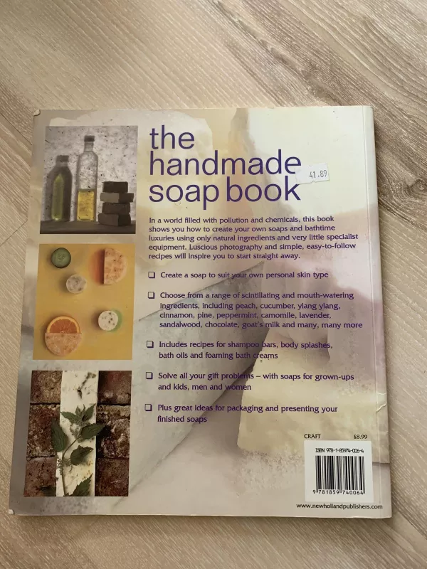 the handmade soap book - Melinda Coss, knyga