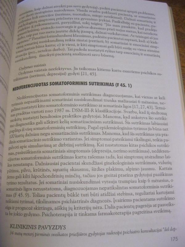 Somatinių ligonių psichikos sutrikimai - Gintautas Daubaras, knyga 5