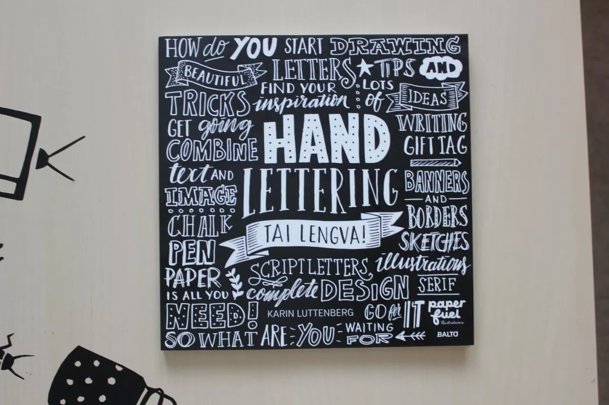 Hand lettering - Karin Luttenberg, knyga