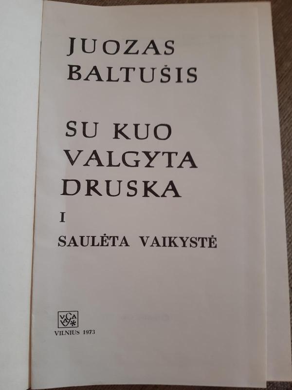 Su kuo valgyta druska (1 dalis) - Juozas Baltušis, knyga 4