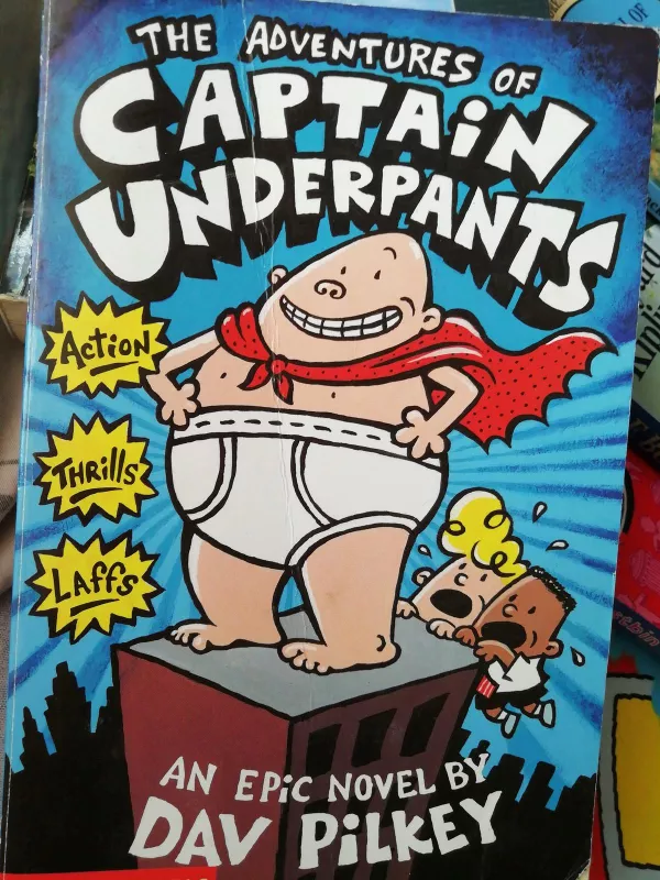 The Adventure of Captain Underpants - Dav Pilkey, knyga