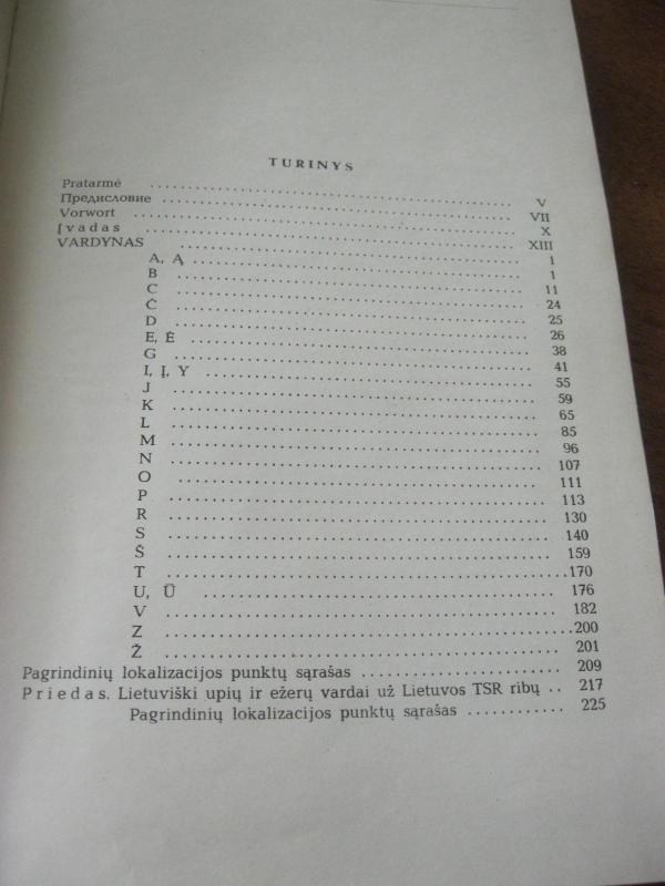 Lietuvos TSR upių ir ežerų vardynas - Autorių Kolektyvas, knyga 6