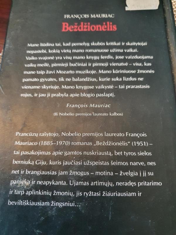 Beždžionėlis - Francois Mauriac, knyga 3