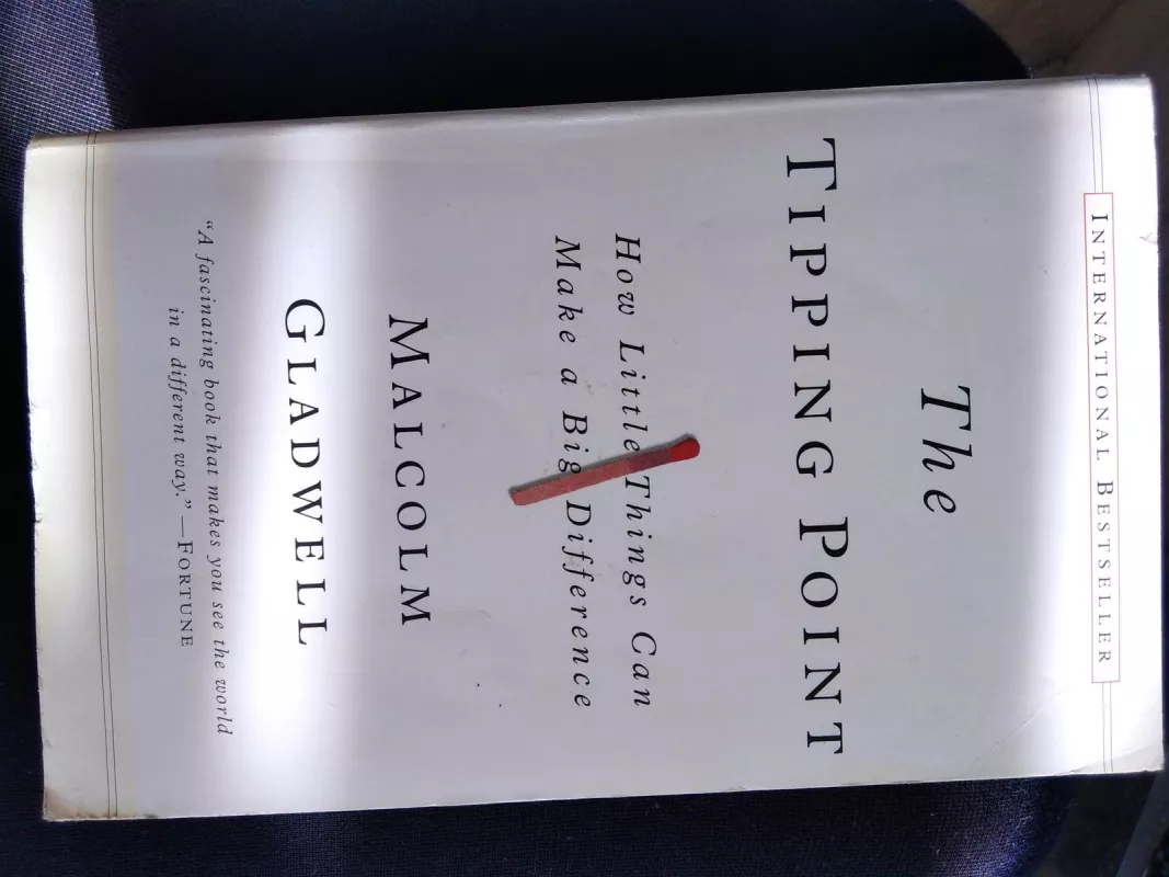 The tipping point - Malcolm Gladwell, knyga