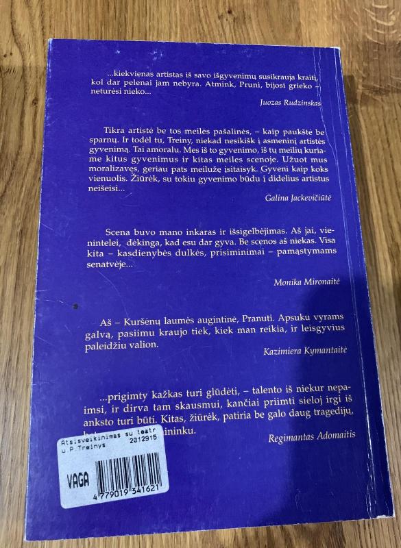 Atsisveikinimas su teatru - Pranas Treinys, knyga 3