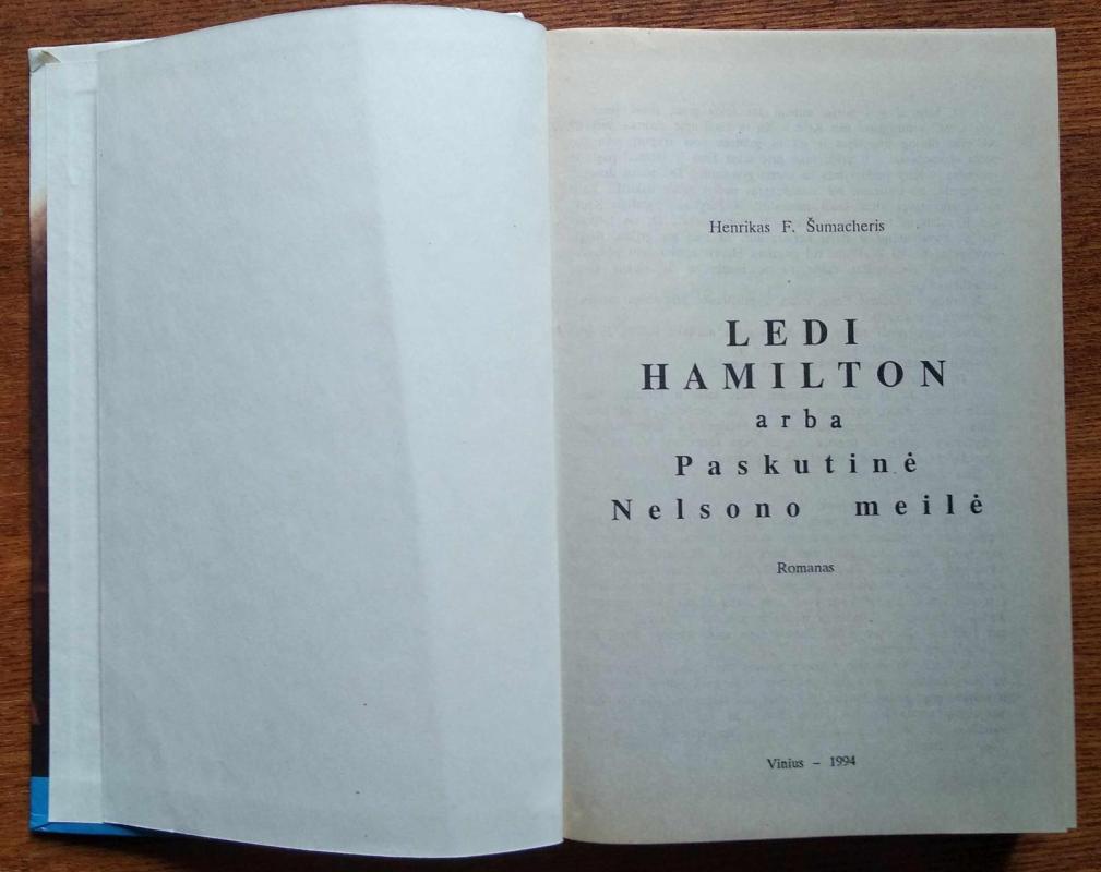 Ledi Hamilton - Henrikas Šumacheris, knyga 3