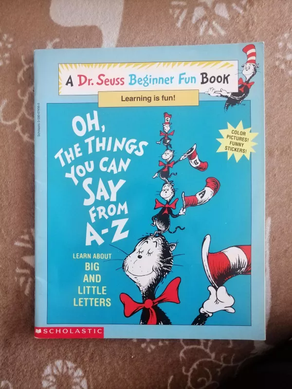 Oh, The Things You Can Say From A - Z - Dr. Seuss, knyga