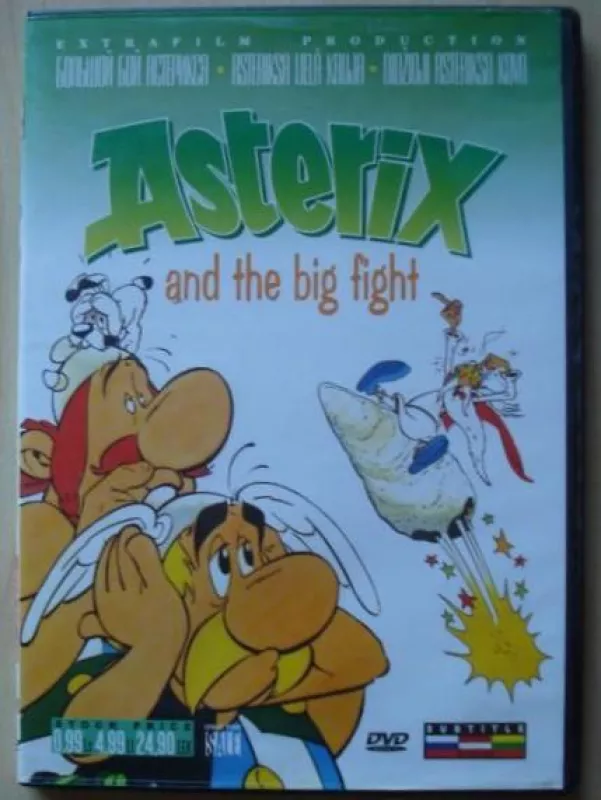 Didžioji Asterikso kova - DVD - Extrafilm Production, knyga