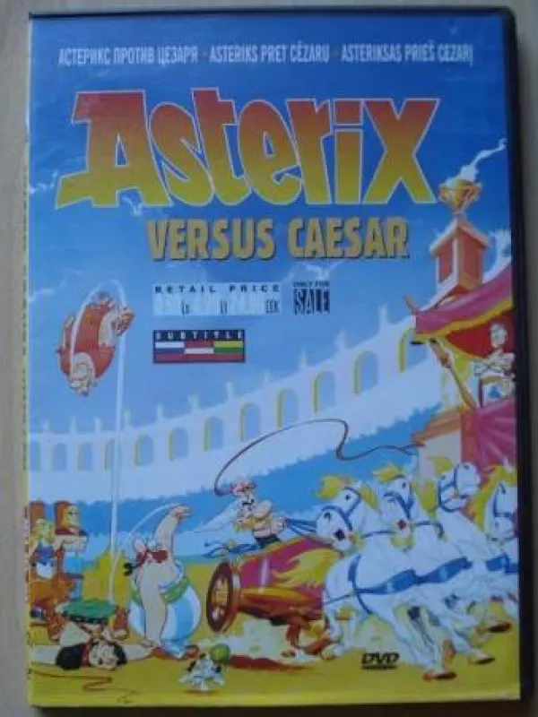 Asteriksas prieš Cezarį - DVD - Extrafilm Production, knyga