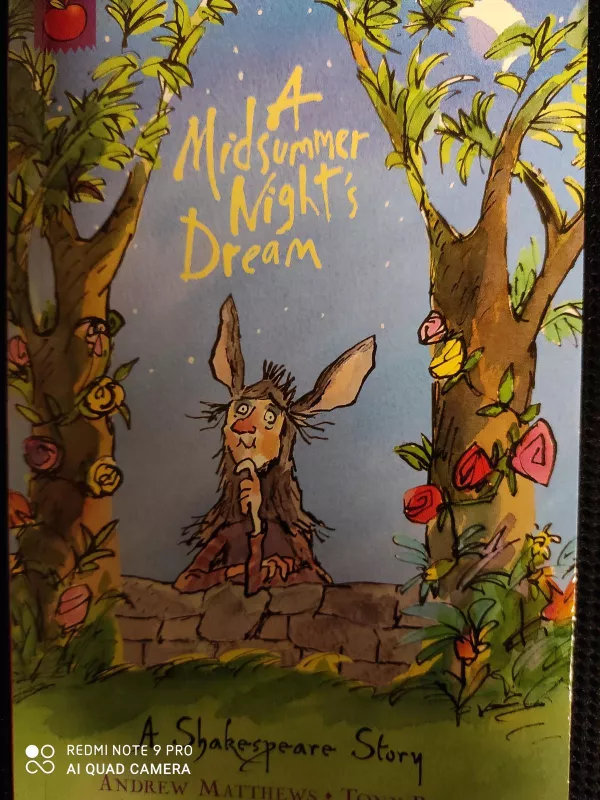 A midsummer night's dream - William Shakespeare, knyga