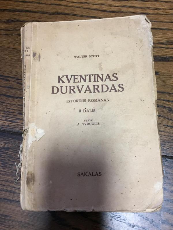 Kventinas Durvardas II dalis - Valteris Skotas, knyga 3