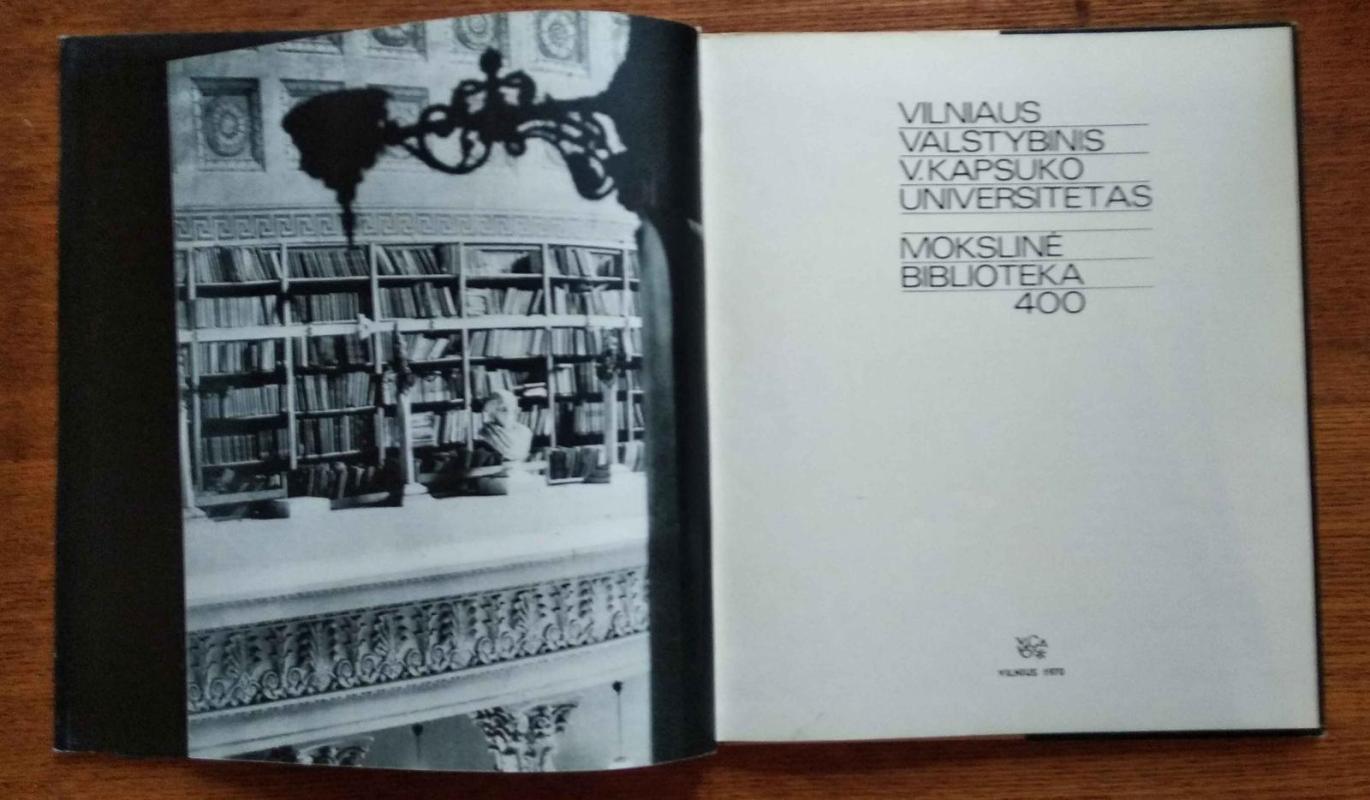 Vilniaus valstybinis V. Kapsuko universitetas: Mokslinė biblioteka 400 - Autorių Kolektyvas, knyga 6
