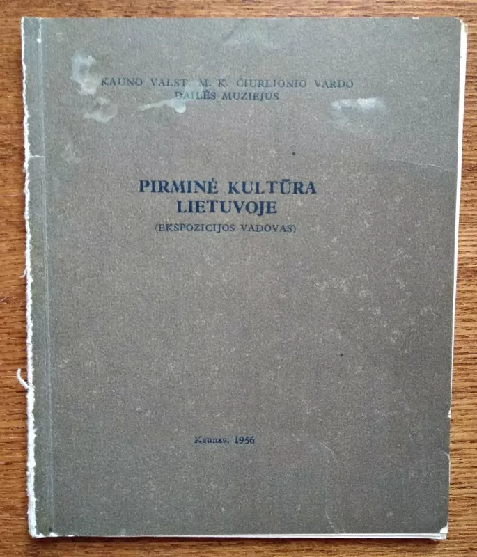 Pirminė kultūra Lietuvoje - Autorių Kolektyvas, knyga