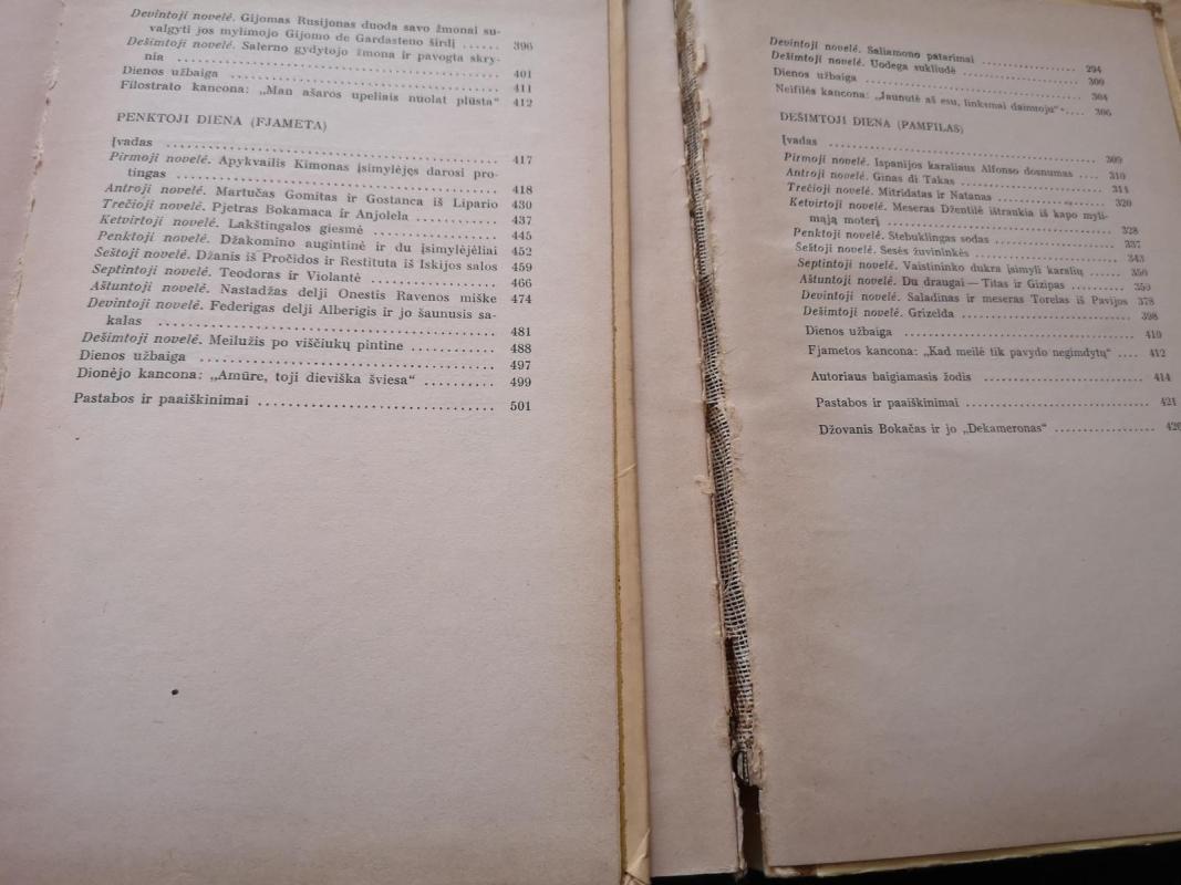 Dekameronas 2 tomai - Džovanis Bokačas, knyga 2