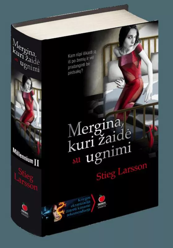 Mergina, kuri žaidė su ugnimi - Stieg Larsson, knyga