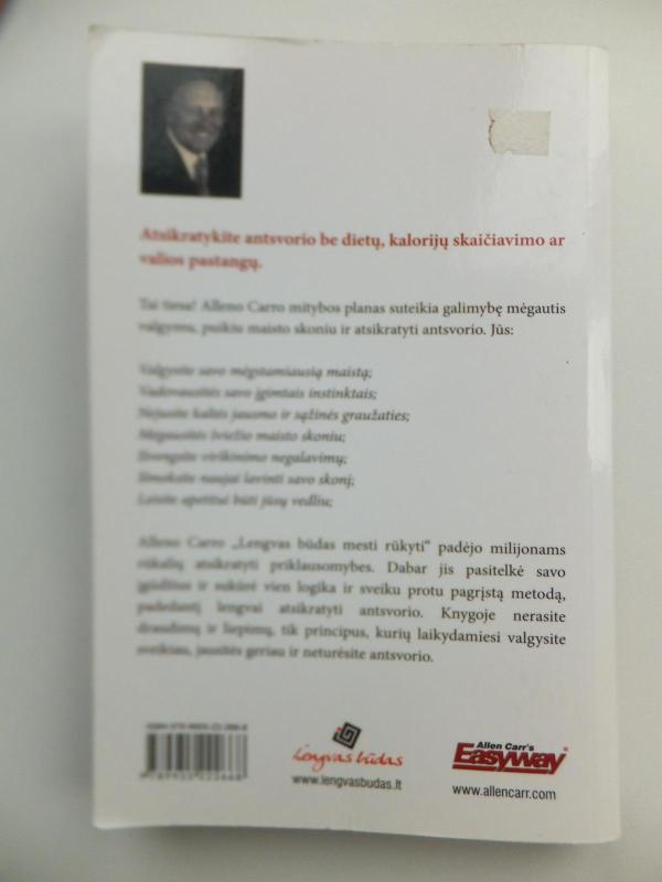 Lengvas būdas sulieknėti - Allen Carr, knyga 6