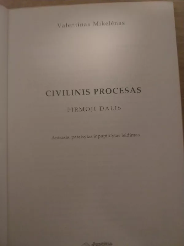 Civilinis procesas - V. Mikelėnas, ir kiti , knyga