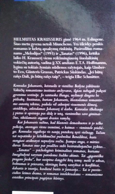 Tanatas - Helmut Krausser, knyga 3