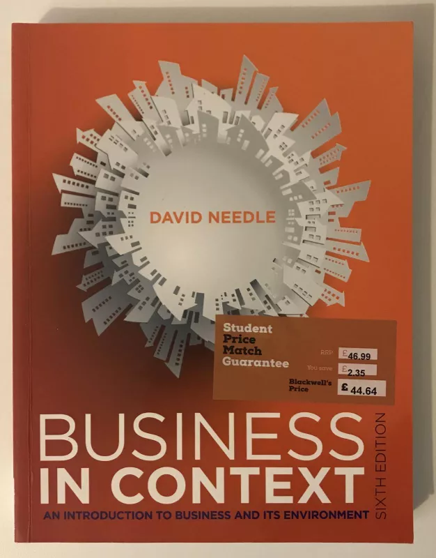 Business in Context - David Needle, knyga