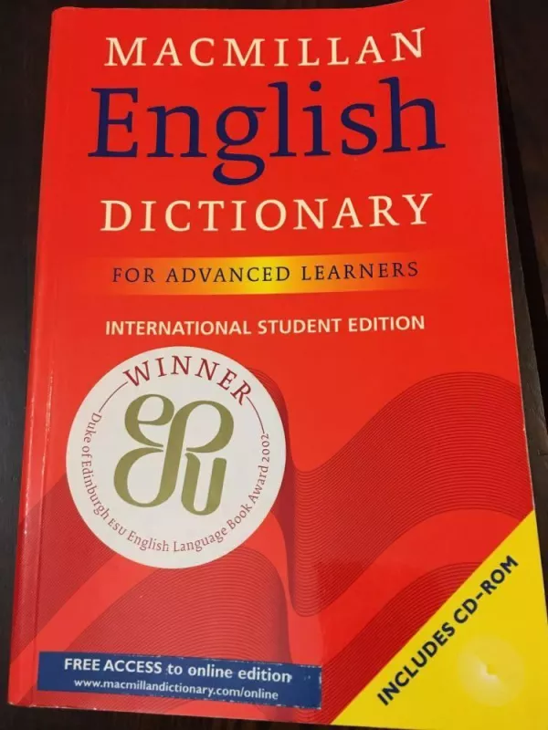 Macmillan English Dictionary for Advanced Learners. International Student Edition. - Autorių Kolektyvas, knyga 3