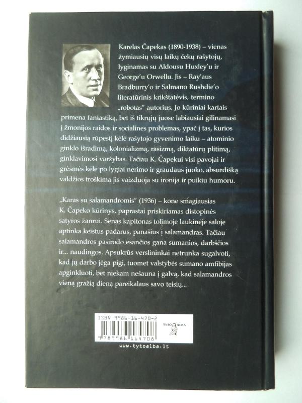 Karas su salamandromis - Karelas Čapekas, knyga 2