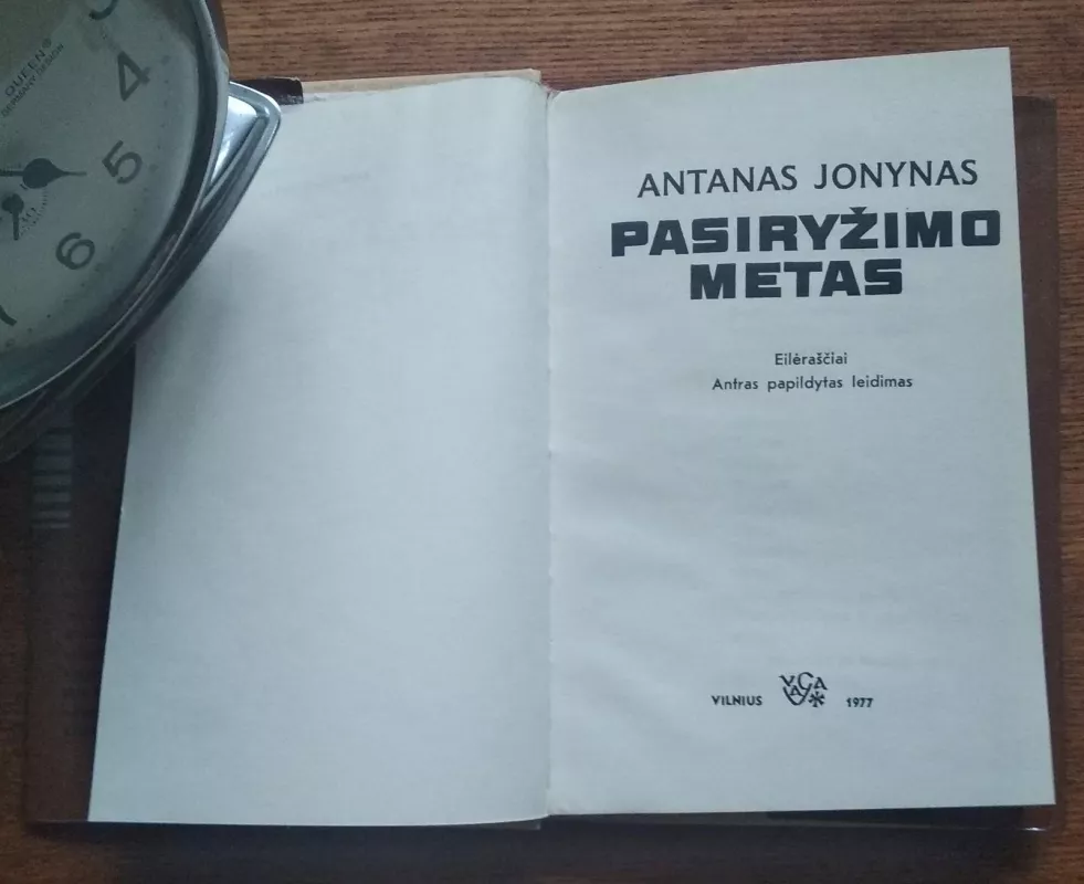 Pasiryžimo metas - Antanas A. Jonynas, knyga 4