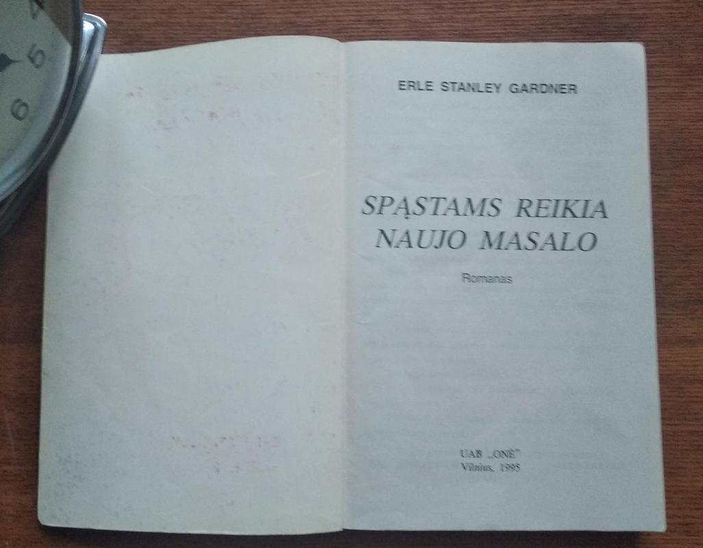 Spąstams reikia naujo masalo - E.S. Gardneris, knyga 3