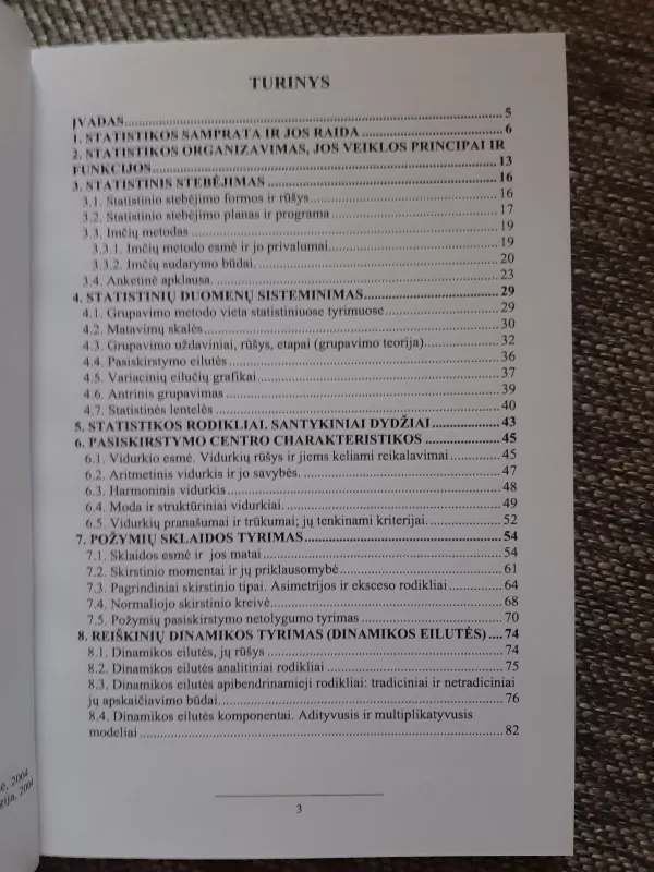 Statistika (I) - Ona Gražytė-Molienė, knyga 5