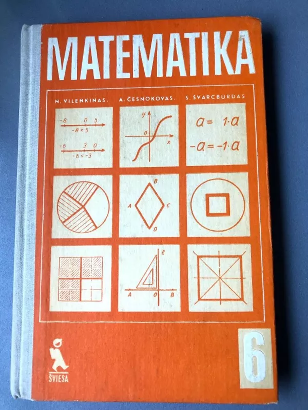 matematika 6 kl. 1990m - Autorių Kolektyvas, knyga