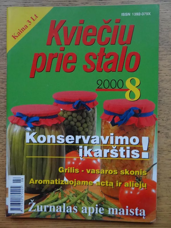 Kviečiu prie stalo, 2000 m., Nr. 8 - Autorių Kolektyvas, knyga